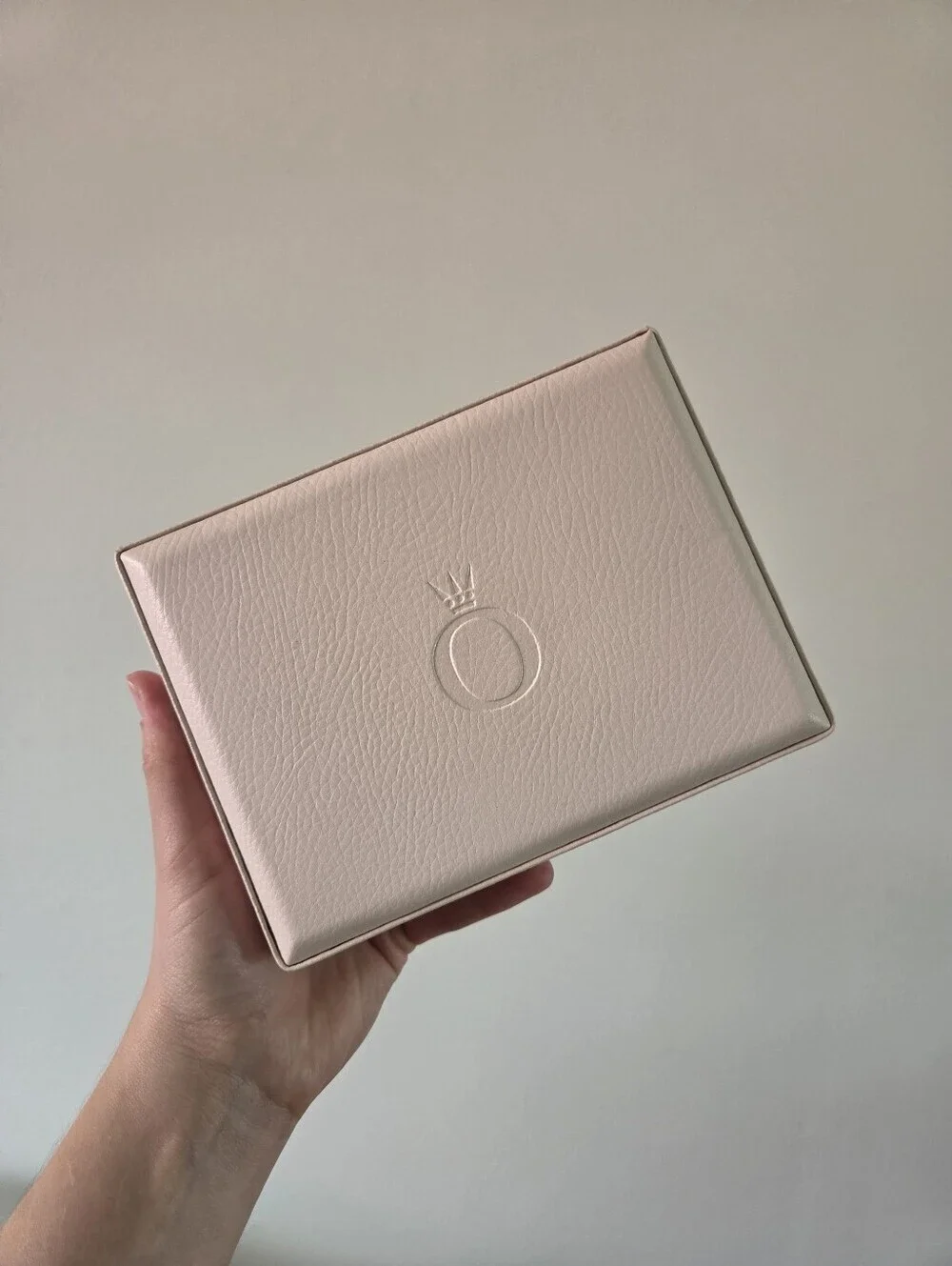 Authentic Pandora Limited Edition RETIRED Genuine Leather Jewelry Box Blush Pink